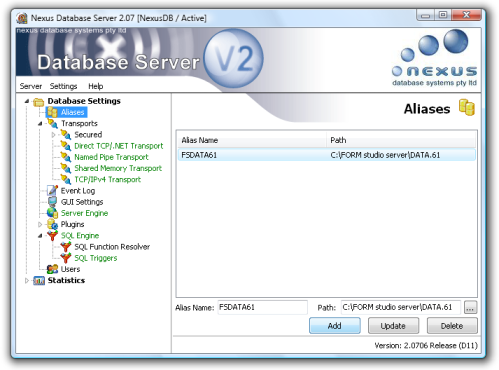 Nastavenie FORM studio servera nxserver_nastaveni.png, 87kB