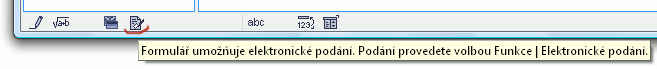 Označení el. podání